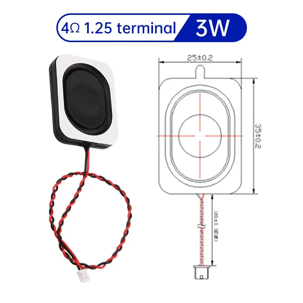 Ultra Thin Box Speaker For Notebook Computer 1 To 10 Pieces 4 Ohm 3W Or 8 Ohm 2W Square Small Cavity Upgrade
