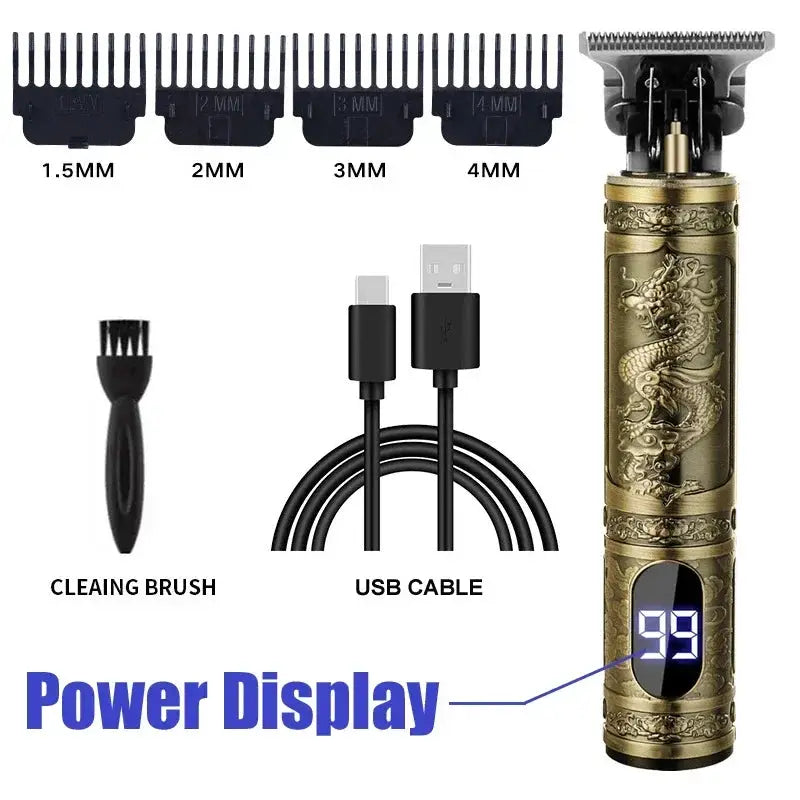 T9 Clipper Electric Hair Cutting Machine Rechargeable Shaver And Trimmer For Men Professional Barber Use