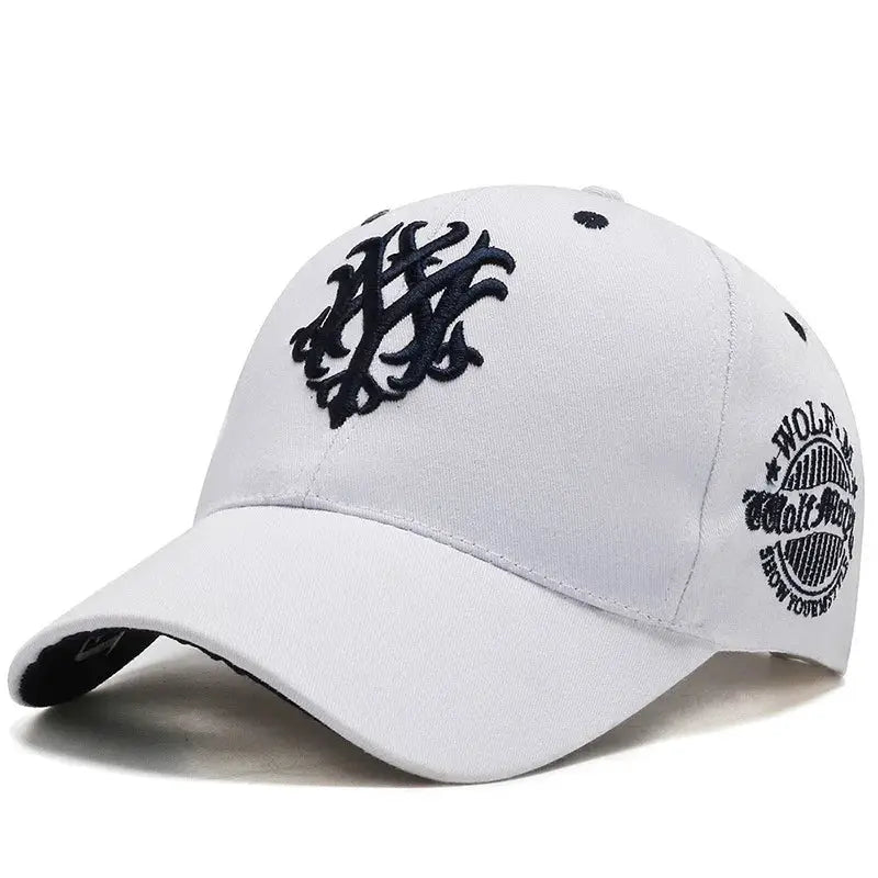 2025 Totem Flame Baseball Cap for Men and Women European and American Style Breathable Net Embroidered Sun Shield
