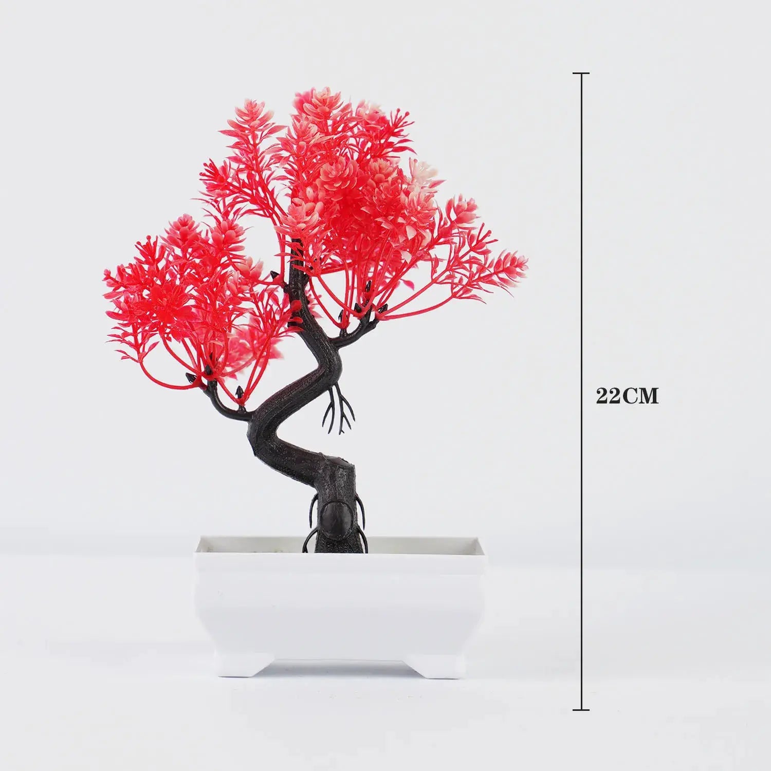 Artificial Bonsai Small Tree Simulation Potted Plant Tabletop Decor Ornament For Home Garden Hotel - Simples Market