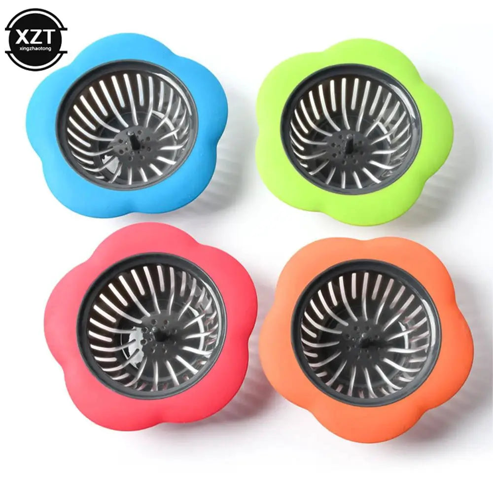 Flower Shaped Silicone Sink Strainer - Simples Market
