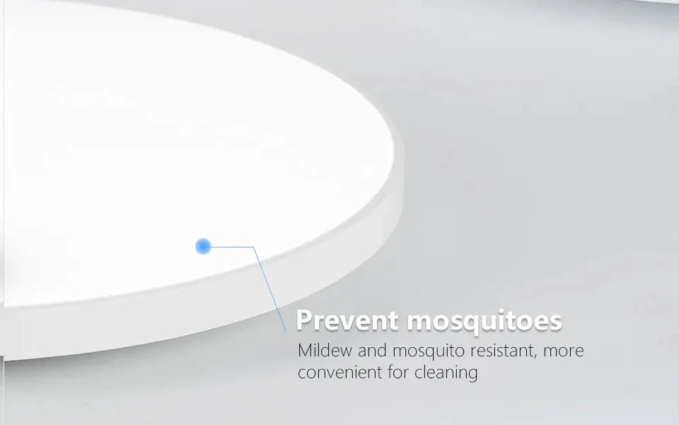 MARPOU white round LED ceiling lamp by Simples Market with remote control and dimmable lighting for living rooms and bedrooms.