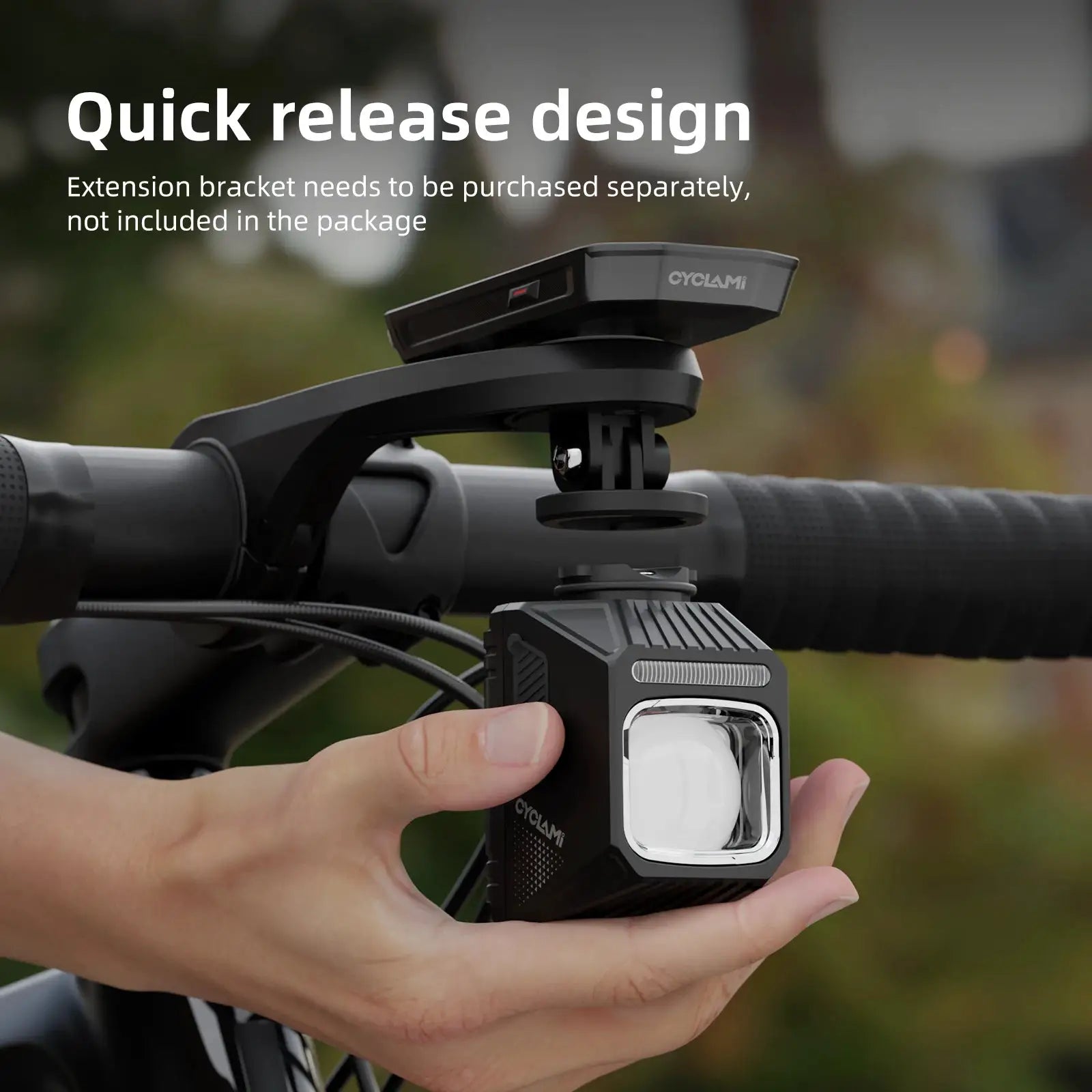 Cyclami Bike Headlight Front Hanging Light for MTB and Road Cycling Cutoff Beam Aluminum Alloy