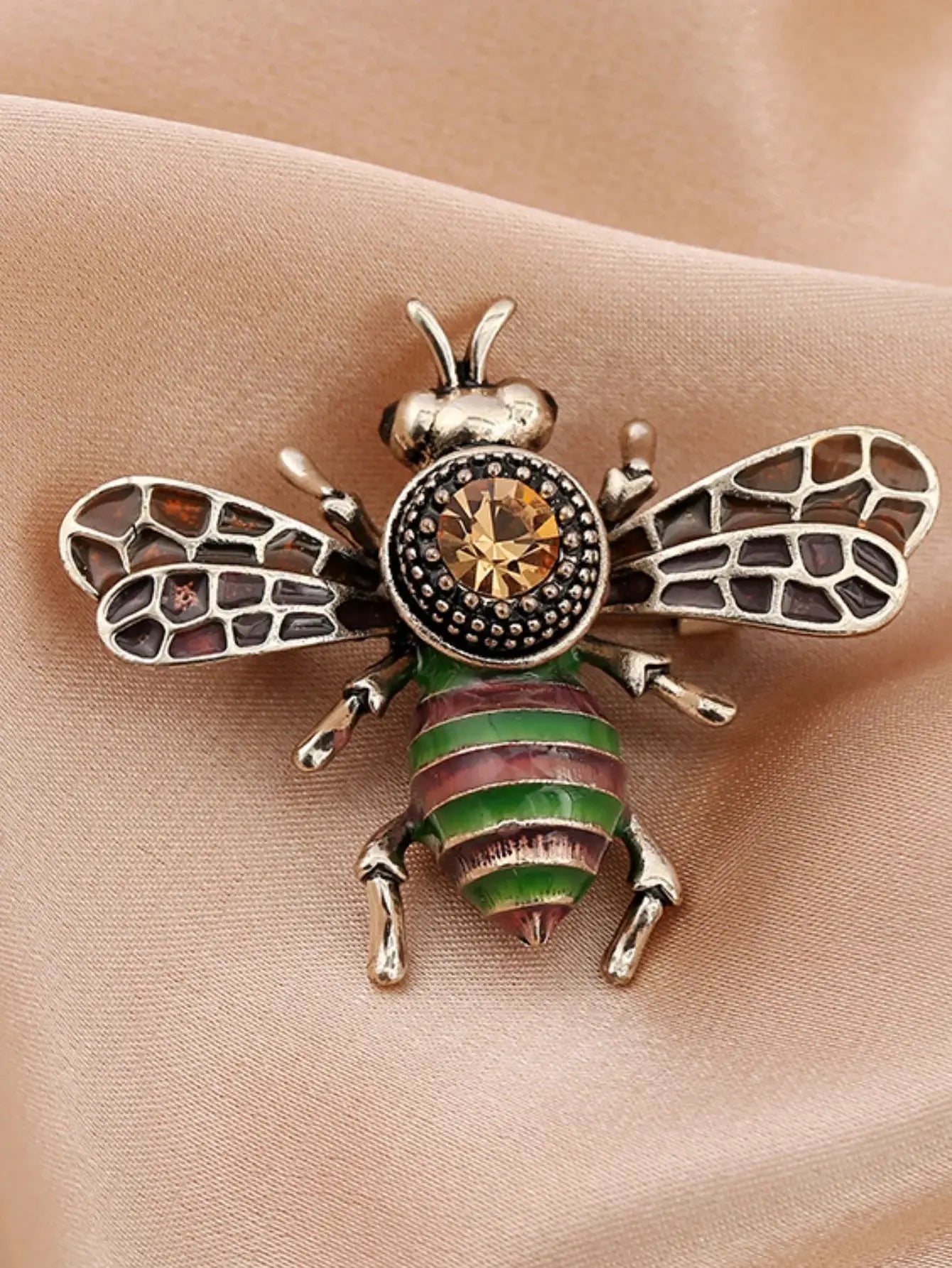Personalized Imitation Pearl Bee Brooch Pin For Women Jewelry Ideal For Outdoor Dating Party Festival Gifts