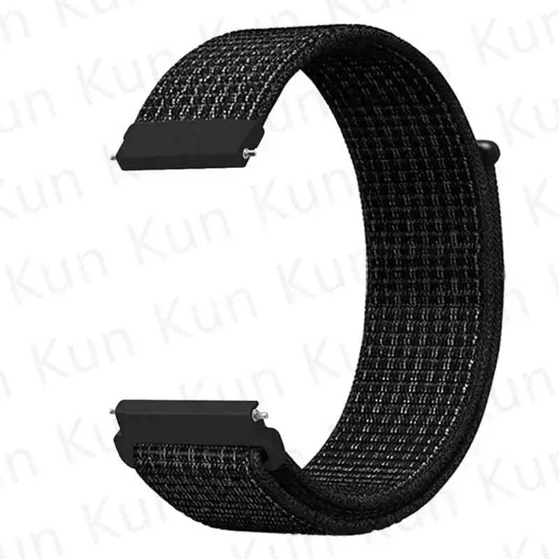 Nylon loop watch strap for Redmi Watch 5 Active/Lite, 20–22mm, black, Simples Market