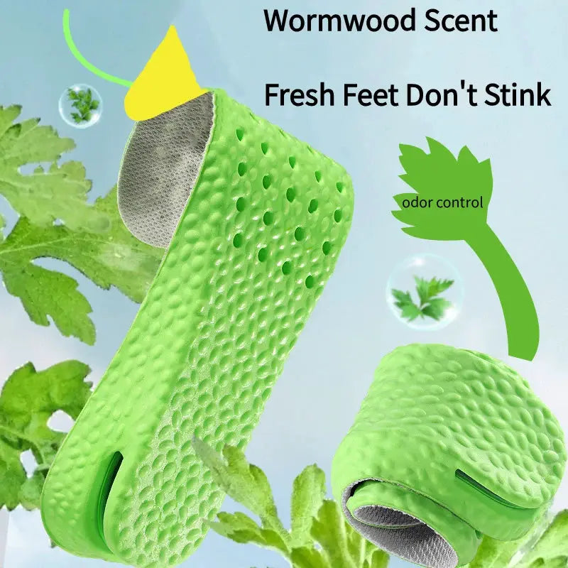 Air Cushion Height Increase Insoles Breathable Shock Absorbing Insoles For Men Women Sports Shoes