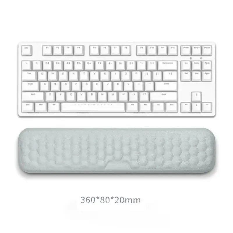 ComfyWrist Two In One Memory Foam Keyboard And Mouse Wrist Rest For Ergonomic Support And Better Posture