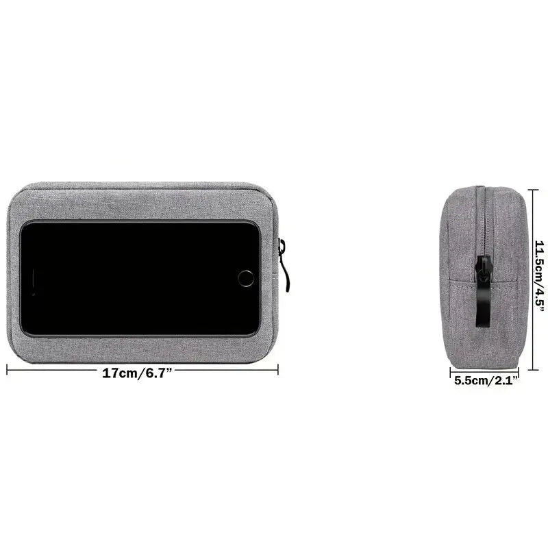 Travel Storage Bag Cables SD Cards Power Banks Small Electronics