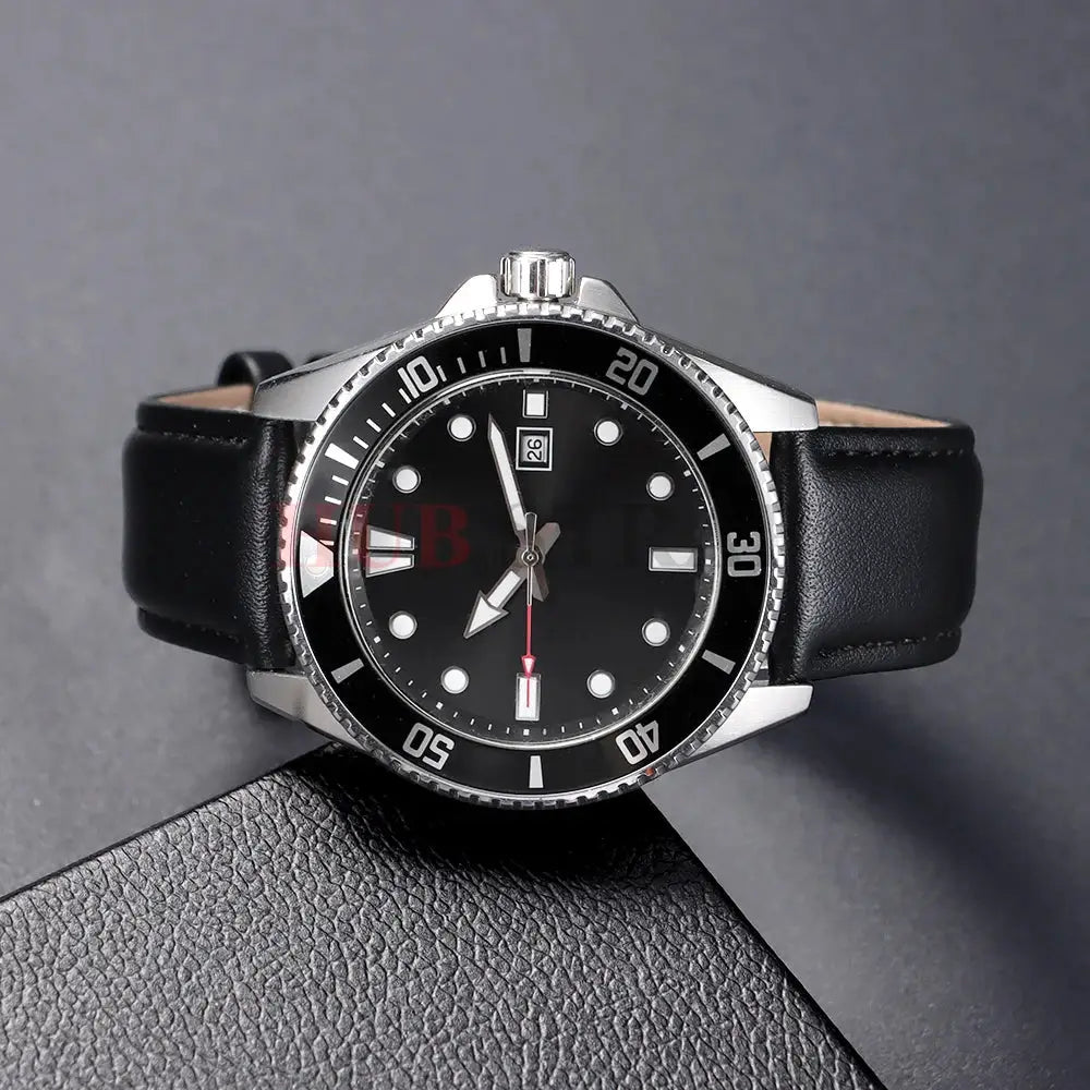 Genuine Leather Watchband 14 16 18 20 22 24mm With Automatic Butterfly Buckle For Men And Women Gift Box