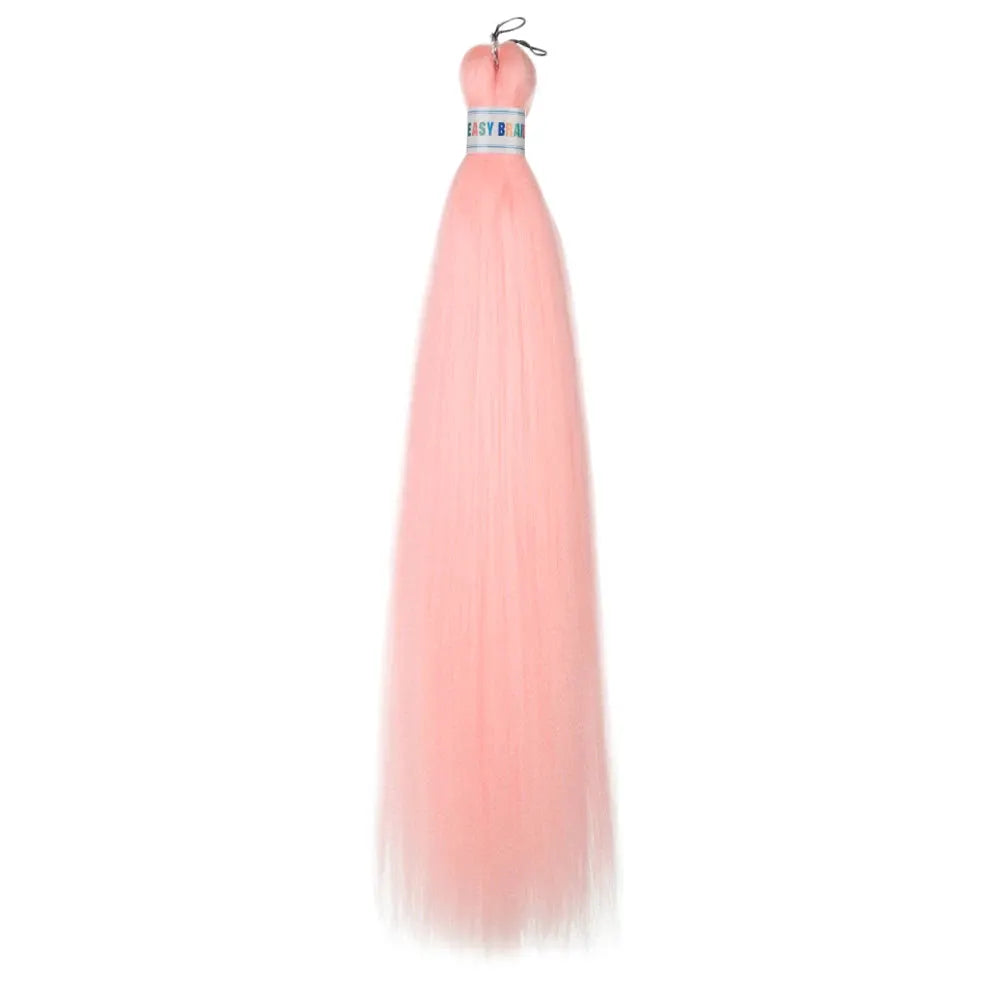 Easy Braids pink ombre 26-inch synthetic jumbo braids hair extensions, pre-stretched