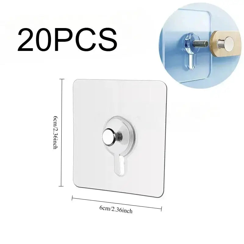 Photo Frame Hooks Screw Holders Storage Rack Door Hanger Self Adhesive Multi Function Gadgets Organizer