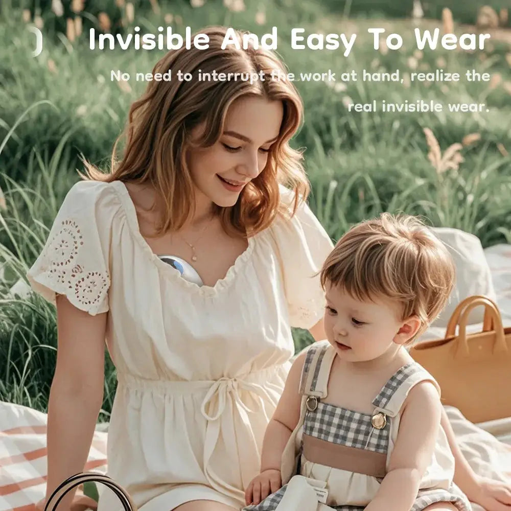 Wearable Breast Pump Hands Free Electric Milk Collector With LED Display 4 Modes 36 Levels Lightweight Comfort