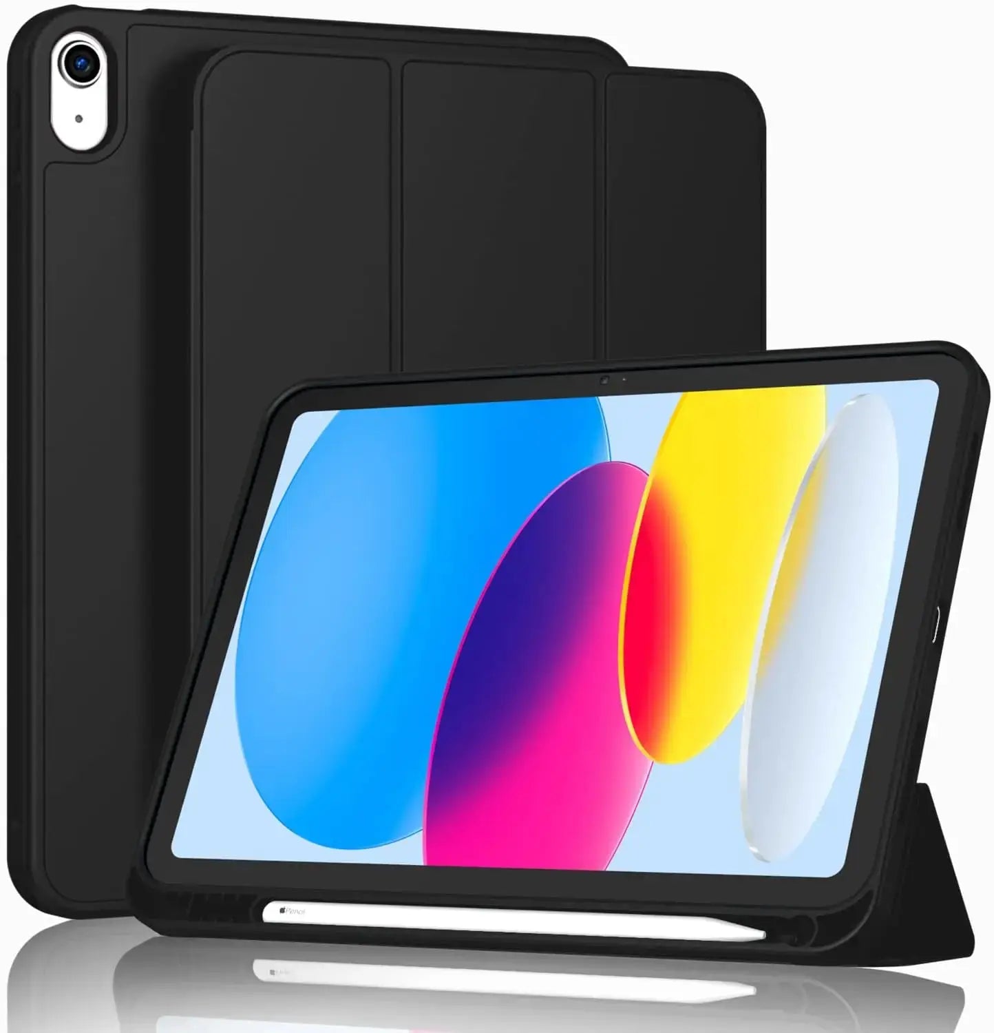 ZenGuard Magnetic Pencil Holder Tablet Case For iPad 7th To 10th Gen 10.2 And iPad Air 10.9