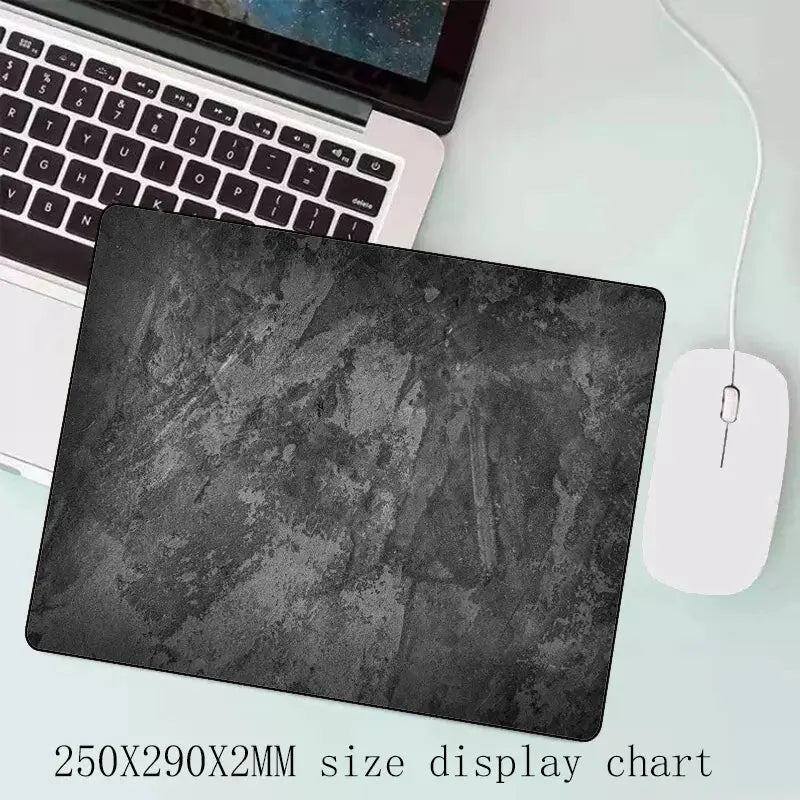 Dapesuom XXL Extended Gray Mouse Pad For Gaming And Work Non Slip Rubber Base Ultra Smooth Surface Desk Mat
