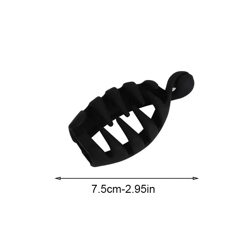 VelvetWave Twist Banana Clip Set Vertical Ponytail Clips For Volume And Secure Hold Back Or Top Of Head