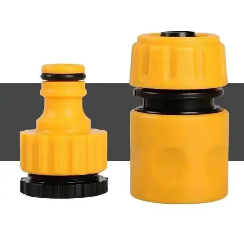 6 Pcs ABS Garden Hose Connector Set Half Inch End Double Male Hose Coupling Joint Adapter Extender For Hose Pipe