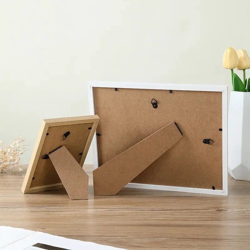 Wooden Photo Frame For Wall Hanging And Tabletop Stand 10x15 15x20 20x25cm A4 Picture Frame Decor