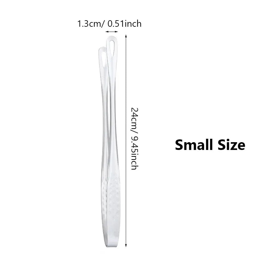 Long Stainless Steel Kitchen Tongs Non Slip Heat Resistant BBQ Grill Tongs For Steak Seafood Salad Buffet Cooking Tools