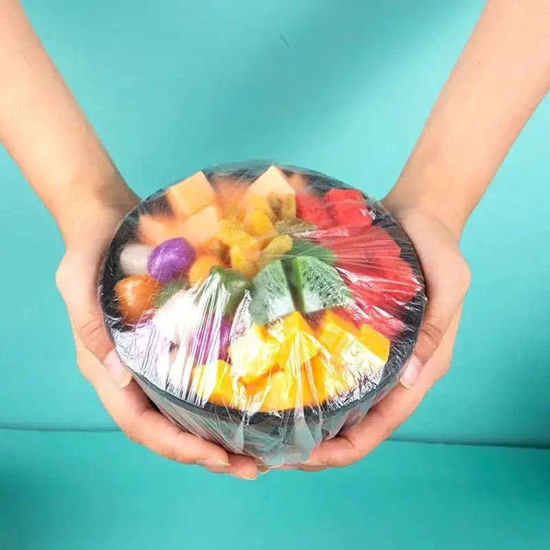 Disposable Food Covers For Bowls And Containers Saran Wrap Food Grade Plastic Wrap For Fresh Keeping And Kitchen Storage