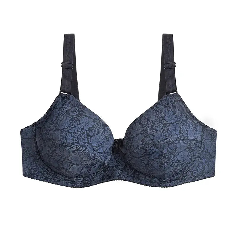 Bra Simples Market navy lace underwire ultrathin cups, women's lingerie
