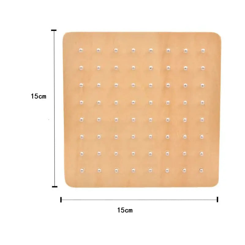 Montessori Rubber Tie Nail Boards Set With Cards For Baby And Preschool Kids Creative Graphics Educational Toy