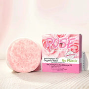 Pink Rose Shampoo Soap With Essential Oil Handmade Nourishing Formula For Oil Control And Stain Removal Floral Fragrance