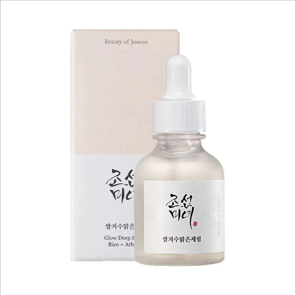 Korean Facial Serum For Moisture Calming Glow With Green Tea Panthenol Propolis Niacinamide Ginseng Snail Mucin Rice
