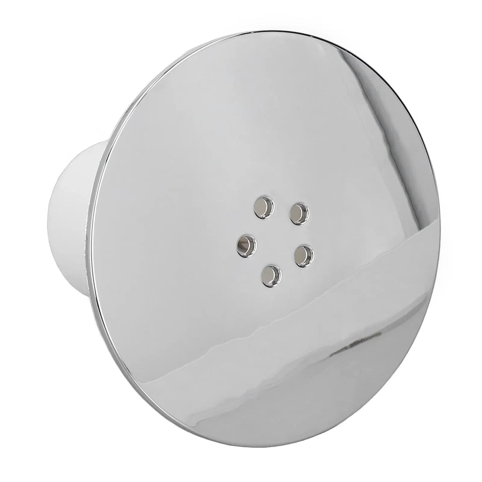 Shower drain cover, chrome finish, Simples Market replacement waste trap plate for fast flow