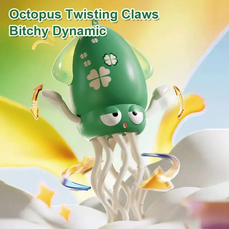 Funny Dancing Octopus Toy Crawling Auto Sensing Obstacle Avoidance Electronic Pet With Music Lights Kids Christmas Gift