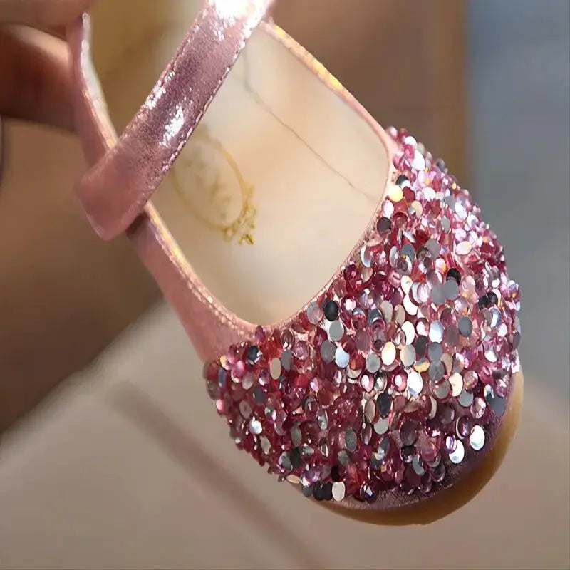 KushyShoo Girls Princess Glitter Dance Shoes Toddlers Casual Sandals Spring 2021