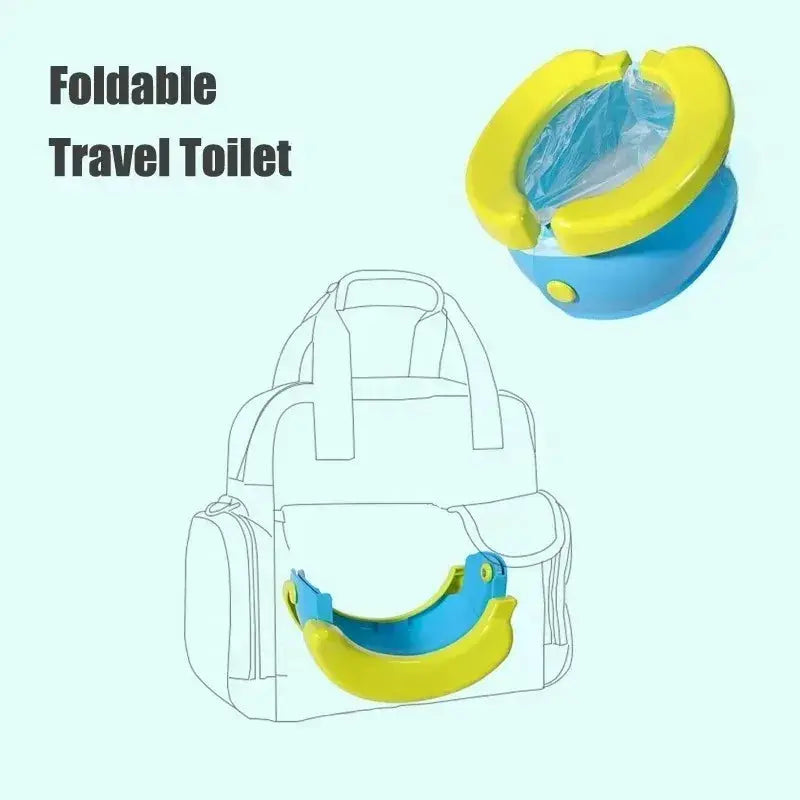 Portable Folding Child Potty Training Seat For Travel And Home Use BPA Free Baby Toilet Squatty Potty For Children