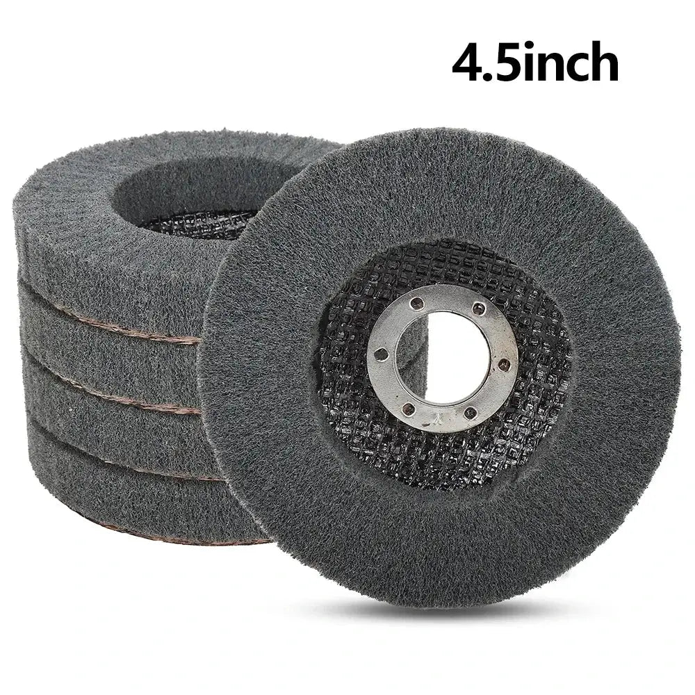 DBSAFE Nylon Fiber Flap Polishing Wheel Disc 4 4.5 5 Inch 800 Grit For Angle Grinder Wood Metal Buffing