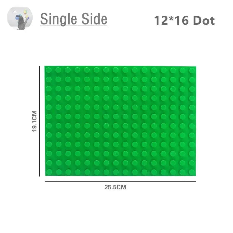 9 Sizes Big Building Plastic Blocks Base Plates Compatible With Large Bricks And Assembly Figures For Kids Toys