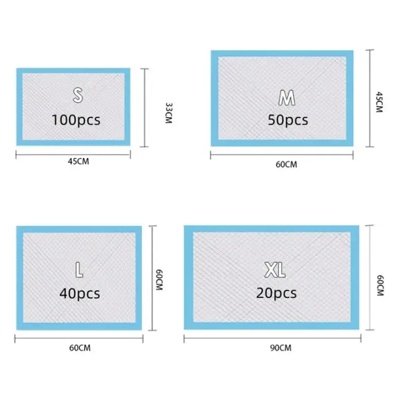 Super Absorbent Pet Diapers And Training Pads For Dogs And Cats Disposable Quick Dry Nappy Mats