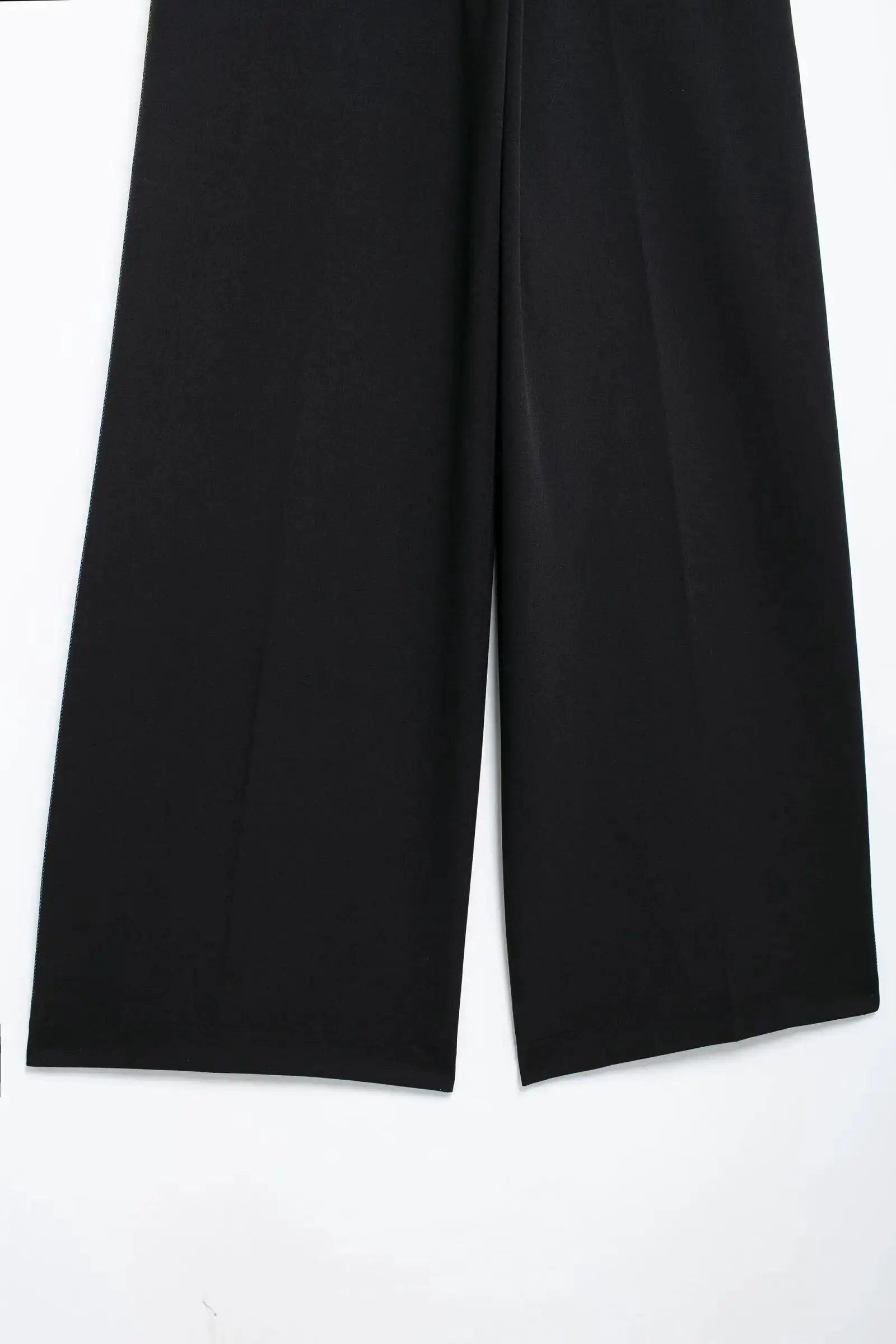 2024 New Women Patchwork Black White Baggy Pants Short Jacket Set