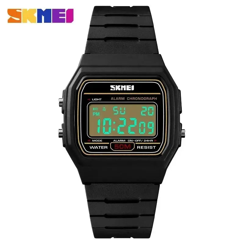 SKMEI 1412 Digital Womens Wristwatch Waterproof With Date And Week Display For Everyday Wear