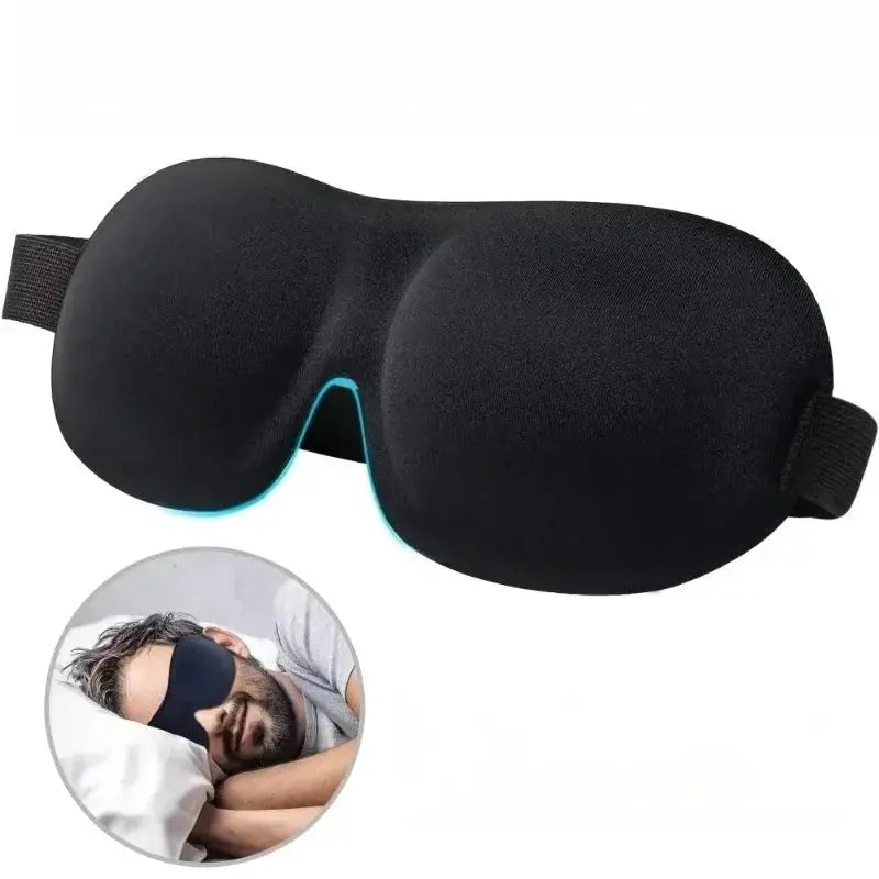 3D Memory Foam Sleep Mask Eye Cover Blindfold For Travel Blockout