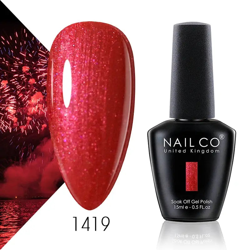 Nailco 131 Colors Gel Nail Polish LED Gel 15ml Vibrant Long Lasting Hybrid Varnish For Manicure