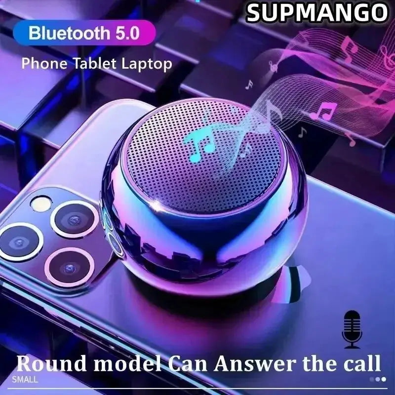 M3 Flash Wireless Bluetooth Speaker Portable Compact Outdoor Stereo With Steel Gun Metal Finish And Heavy Subwoofer Bass