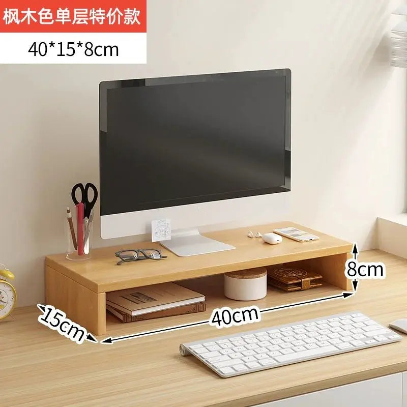 Monitor Riser Stand Ergonomic Laptop Stand Desk Organizer Keyboard Storage For Home Office
