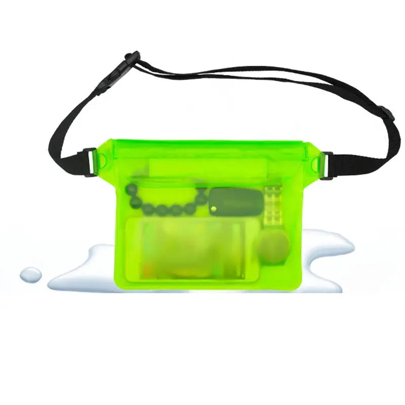 Waterproof Swimming Bag And Dry Phone Case Waist Pack For Beach Boat Skiing Diving And Outdoor Sports