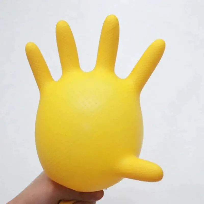 Simples Market yellow latex dishwashing gloves, waterproof kitchen cleaning