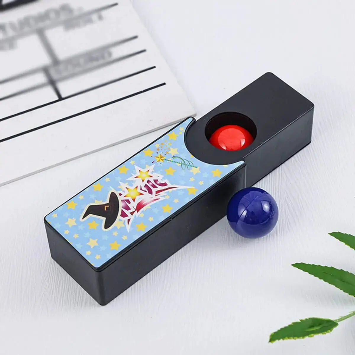 Wanbian Magic Box Red Ball To Blue Ball Trick Toy For Kids Magic Prop Stage Illusion