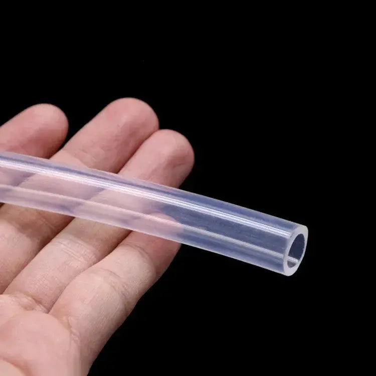 Food Grade Clear Silicone Hose Transparent Tube 0.2m Length 12mm Outer Diameter Flexible Non Toxic