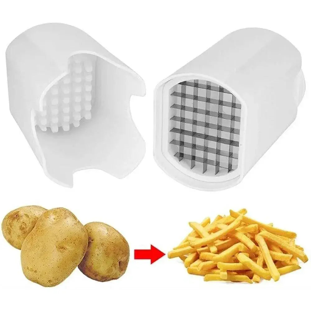 French Fry Cutter Rapid Slicer For Potatoes And Vegetables Stainless Steel Veggie Chopper Tool