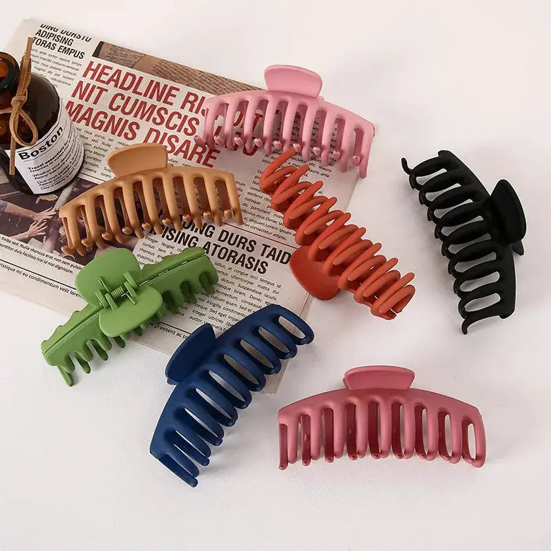 Geometric Matte Hair Claw Set - Simples Market