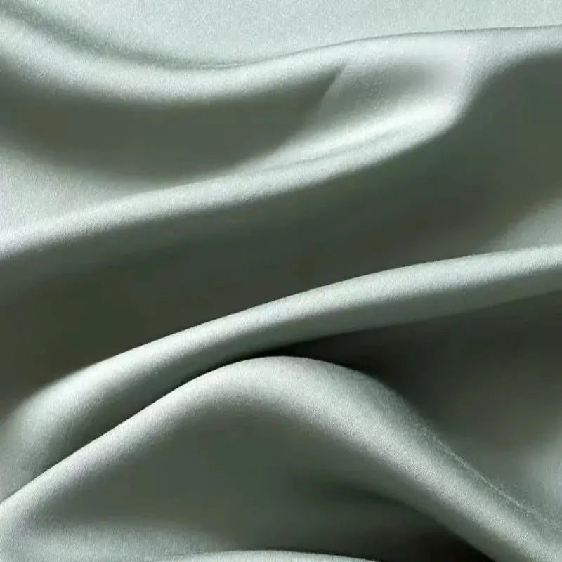 Eucalyptus Lyocell duvet cover in soft sage-green fabric