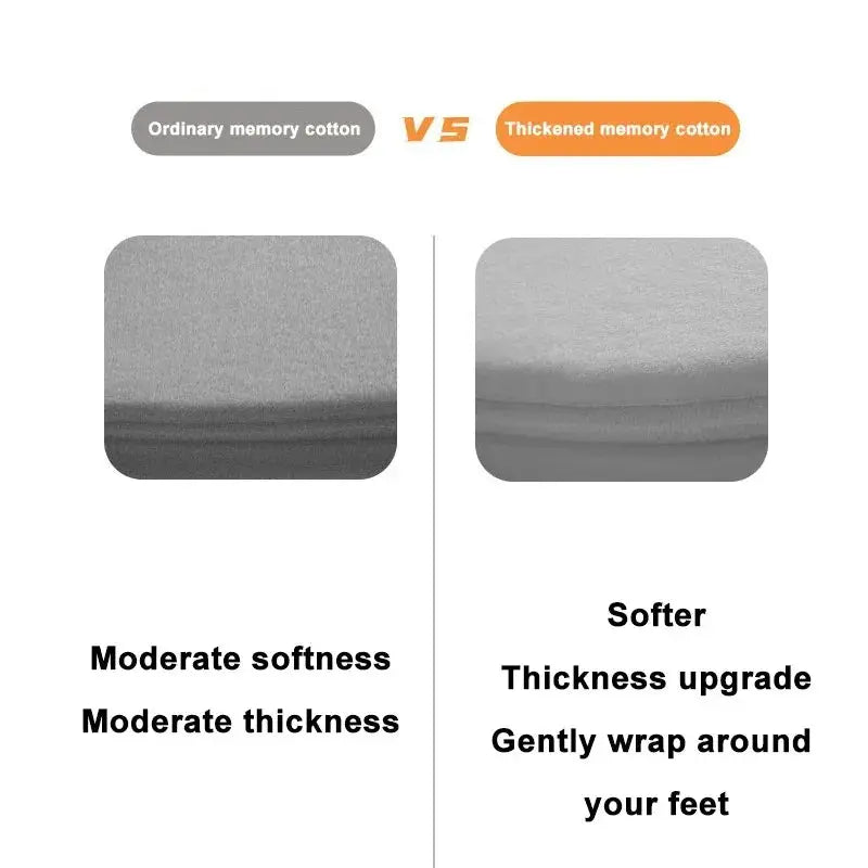 Three-piece memory foam bathroom mat set; gray mats shown with thickened memory cotton upgrade.