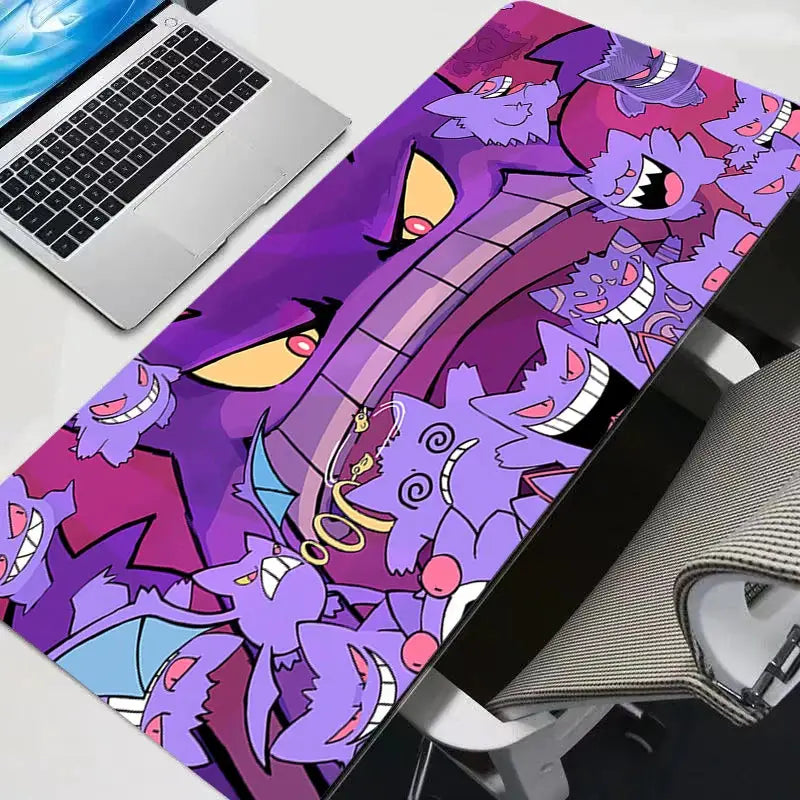 Gengar Themed XXL Gaming Mouse Pad Desk Mat For Gamers Varmilo Keyboard Carpet Large Surface
