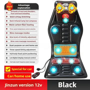 Simples Market massage seat cushion with heating, black, for car and home use